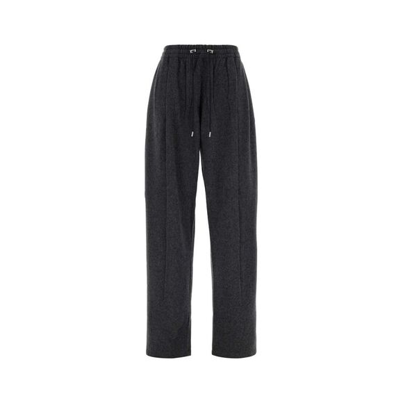 Prada Women Dark Grey Wool Blend Pant